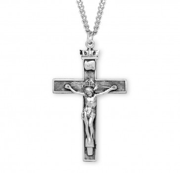 Sterling Silver Rosary Cfx 24" Ch-Bxd