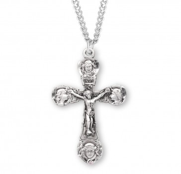 Angels Sterling Silver Crucifix 