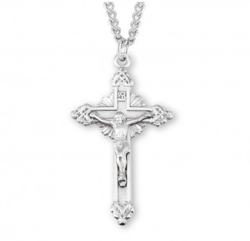 Sterling Silver Rosary Cfx 24" Ch-Bxd