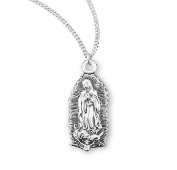 Our Lady of Guadalupe Sterling Silver Medal 