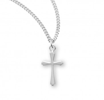 Sterling Silver Taper End Cross 