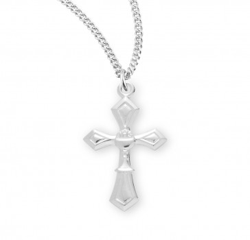 Sterling Silver Cross with a Chalice 