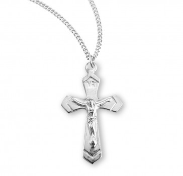 Sterling Silver High Polished Crucifix 