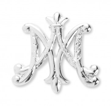 Sterling Silver Ave Maria brooch Pin