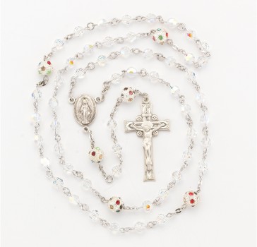Aurora Finest Austrian Crystal Rosary 