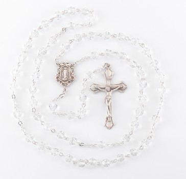 Clear Finest Austrian Crystal Rosary