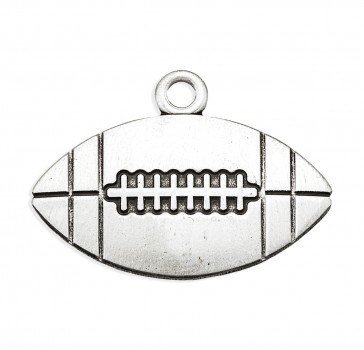 Sterling Silver Sebastian Football Medal 24" Ch-Bxd