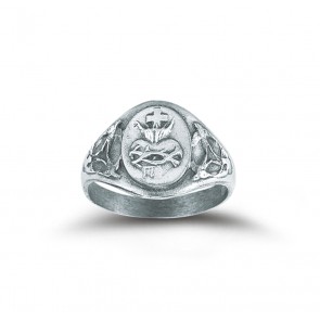 Sterling Silver Sacred Heart of Jesus Ring Size