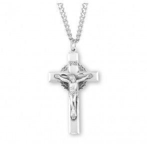 Sterling Silver Rosary Cfx 24" Ch-Bxd