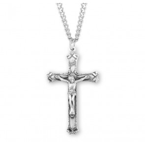 Sterling Silver High Relief Crucifix