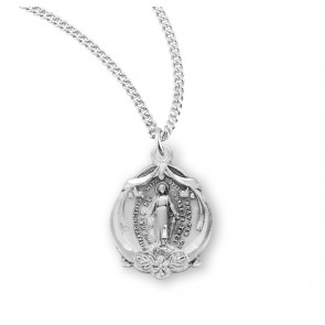 Sterling Silver Fancy Mirac 18" Ch-Bxd