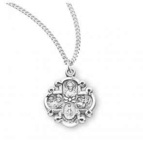 Sterling Silver Small 4-Way-*18" Ch-Bxd