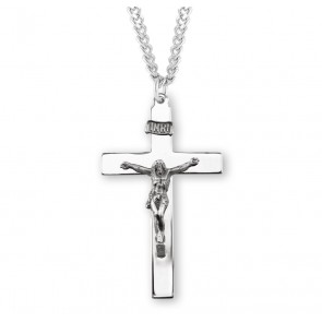 Latin Style Sterling Silver Crucifix 