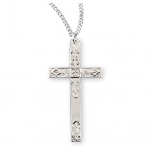 Sterling Silver Finely Detailed Cross 