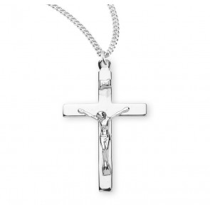 Sterling Silver Med Plain High Polished Cfx-*20" Ch-Bxd