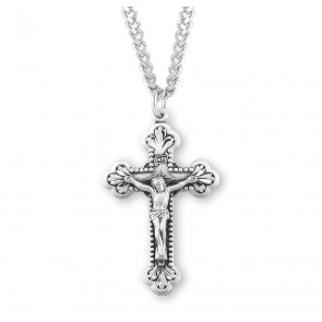 Sterling Silver Rosary Cfx 24" Ch-Bxd