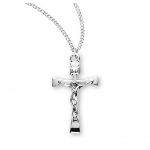 Sterling Silver Narrow Crucifix 