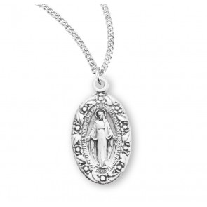 Sterling Mirac w/Flowered Rim-18" Ch-Bxd