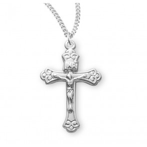 Tapered Sterling Silver Crucifix 