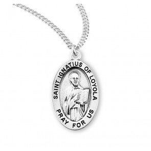 Sterling Oval St Ignatius of Loyola-*20" Ch-Bxd