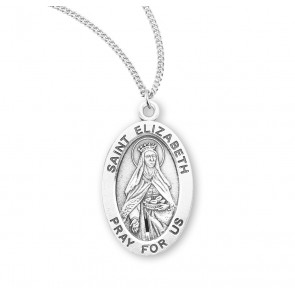 Sterling Oval St Elizabeth-*18" Ch-Bxd