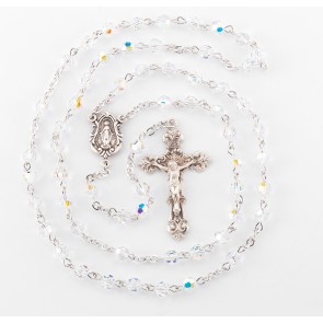 Round Shape Faceted Finest Austrian Crystal Rosary