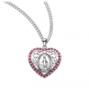 Sterling Silver Oval Miraculous Medal